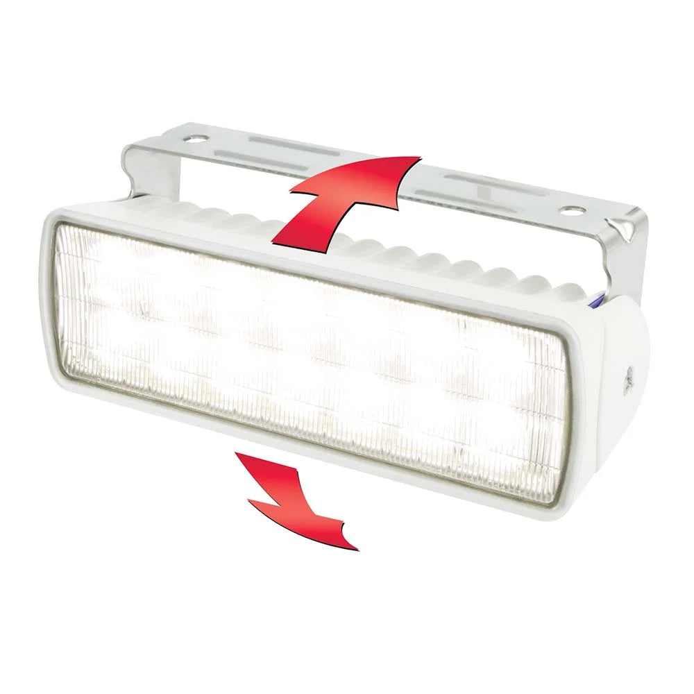 Hella Marine Sea Hawk-XLR LED Floodlight, 9-33V, IP67, 1500lm, 5000K — Quality Boat Parts