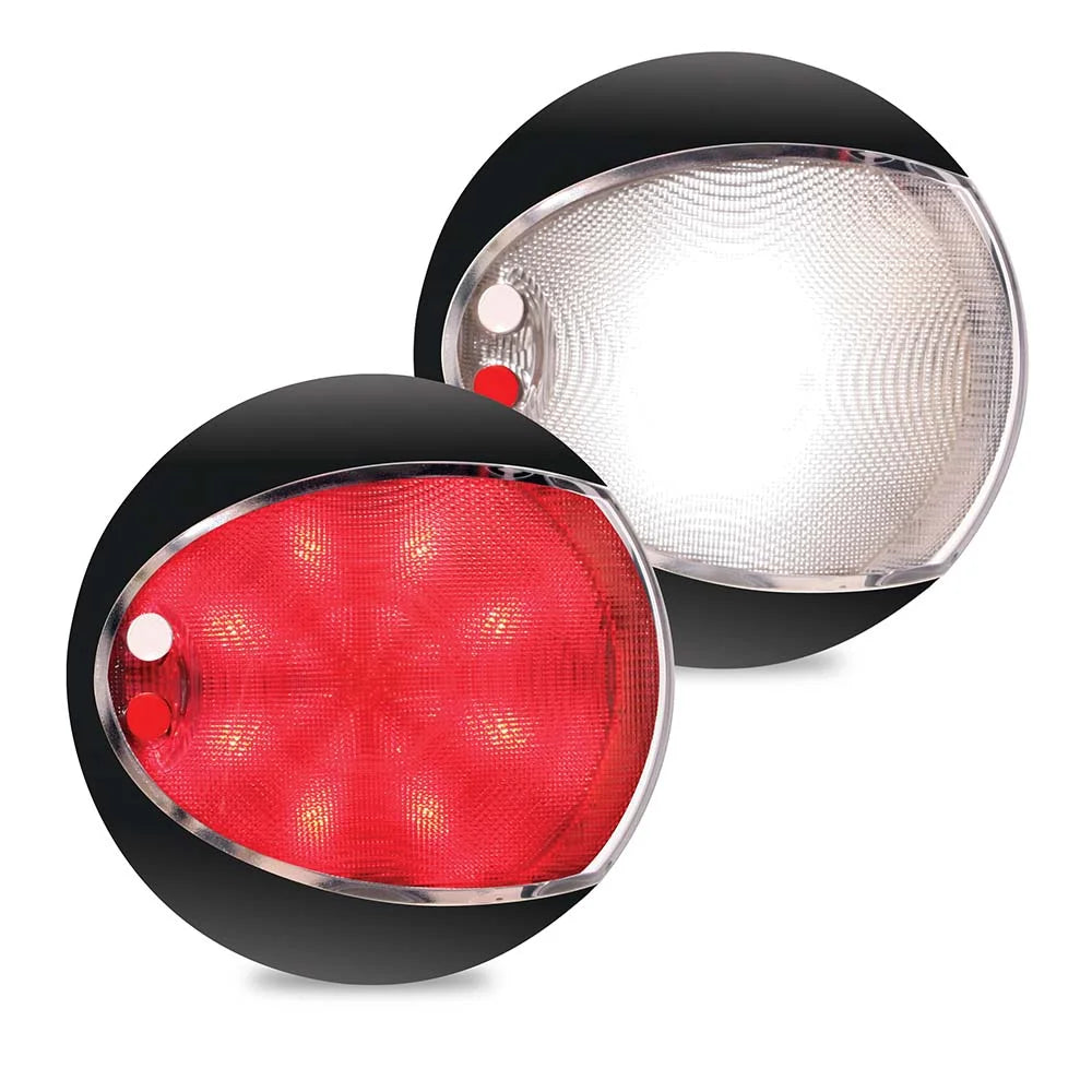 Hella Marine EuroLED130 Surface Mount Round Downlight, 9-33V, IP6K6, IP6K7 — Quality Boat Parts