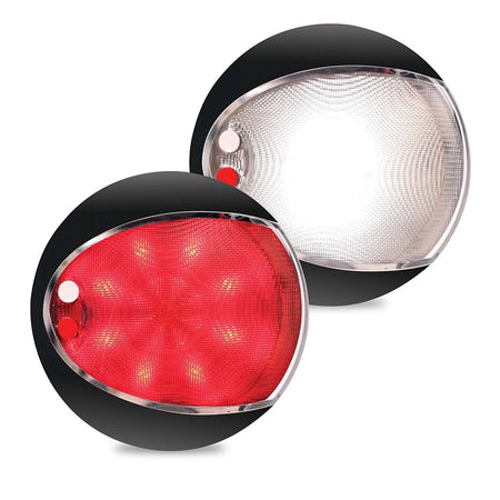 Hella Marine EuroLED130 Surface Mount Round Downlight, 9-33V, IP6K6, IP6K7 — Quality Boat Parts