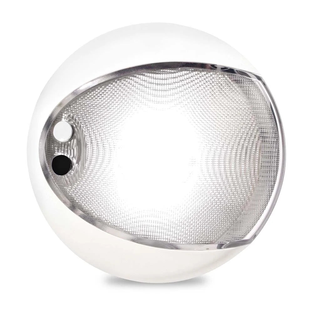 Hella Marine EuroLED130 Surface Mount Round Downlight, 9-33V, IP6K6, IP6K7 — Quality Boat Parts