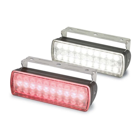 Hella Marine Sea Hawk-XL Dual Colour LED Floodlights, 9-33V DC, IP67, 750 lm, SS316 Bracket — Quality Boat Parts