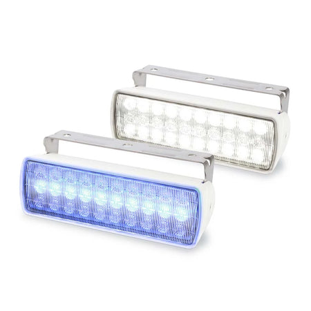 Hella Marine Sea Hawk-XL Dual Colour LED Floodlights, 9-33V DC, IP67, 750 lm, SS316 Bracket — Quality Boat Parts