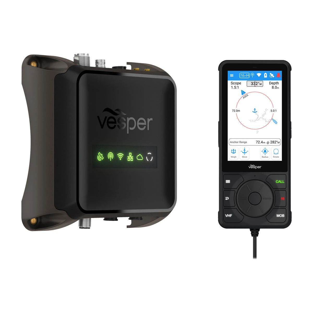 Garmin Cortex smartAIS Transponder & Vessel Monitoring Hub, Class B SOTDMA, 5W, NMEA 2000, NMEA 0183, WiFi, Cellular, 9-33V, IPX7 — Quality Boat Parts