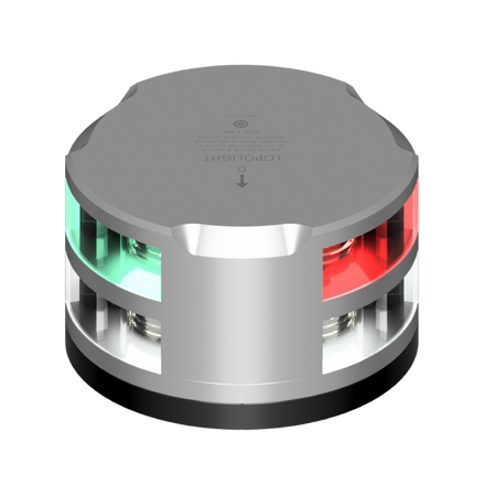 Lopolight Tri-Color/Anchor Navigation Light, 1NM, FB Base, 10-32VDC, IP68 — Quality Boat Parts