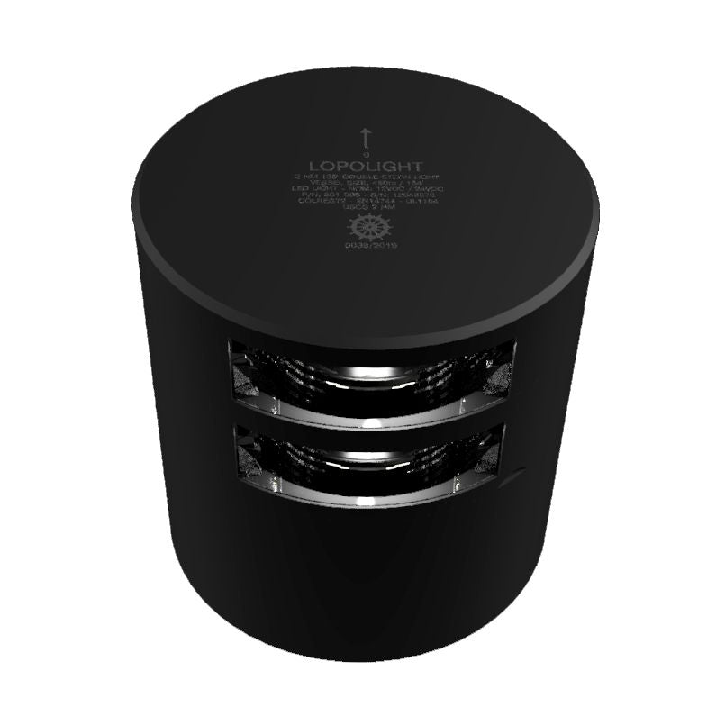 Lopolight Stern Navigation Light, LED, 3 NM, 135° Beam, Horizontal Mount, 10-32VDC, IP68, For Vessels Over 50m — Quality Boat Parts
