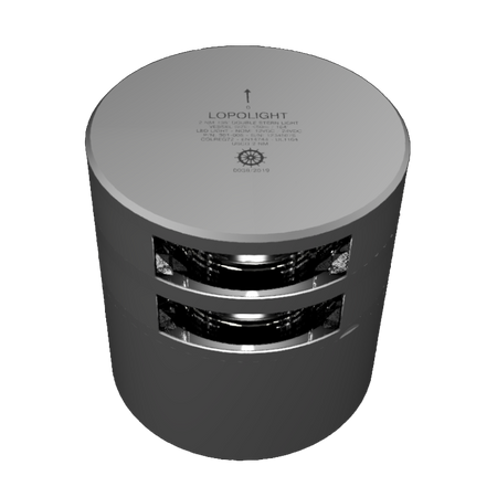 Lopolight Stern Navigation Light, LED, 3 NM, 135° Beam, Horizontal Mount, 10-32VDC, IP68, For Vessels Over 50m — Quality Boat Parts
