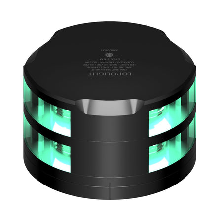 Lopolight 360° Green Navigation Light, 2nm, Horizontal Mount, IP68 — Quality Boat Parts