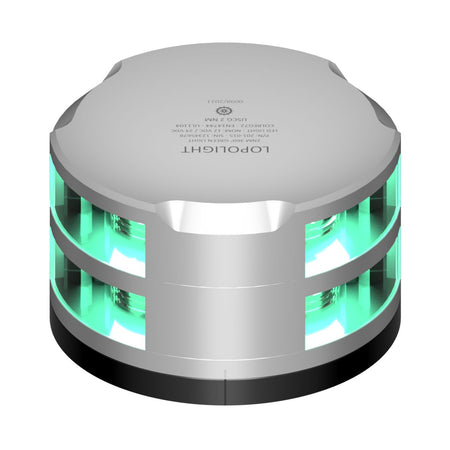 Lopolight 360° Green Navigation Light, 2nm, Horizontal Mount, IP68 — Quality Boat Parts