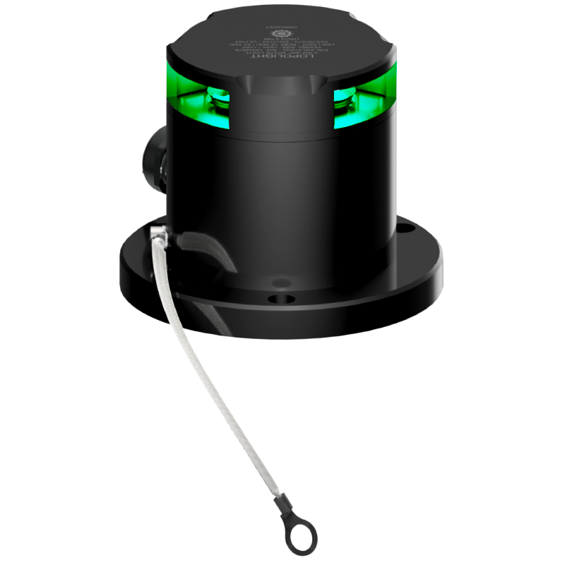 Lopolight PRO 360 Deg Green Navigation Light, 2 NM, Ex Zone 1/2, 10-32VDC, IP68 — Quality Boat Parts