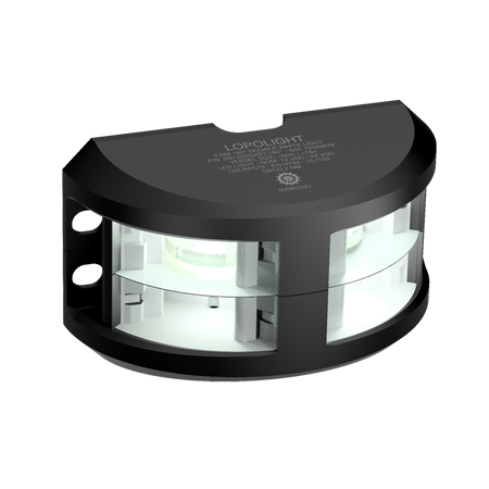 Lopolight Series 200-024 180 Deg White LED Navigation Light, 2NM, Vertical Mount, For Vessels Under 50m, 10-32VDC, IP68, COLREG72, USCG — Quality Boat Parts