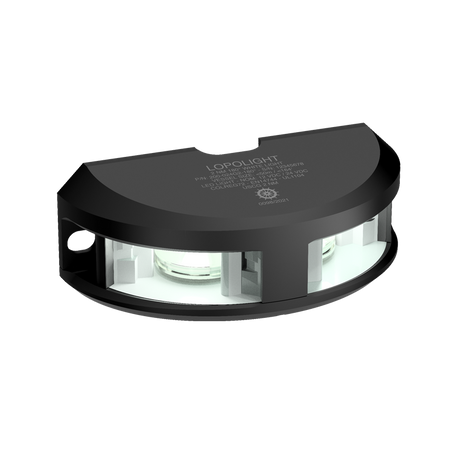 Lopolight Series 200-024 180 Deg White LED Navigation Light, 2NM, Vertical Mount, For Vessels Under 50m, 10-32VDC, IP68, COLREG72, USCG — Quality Boat Parts