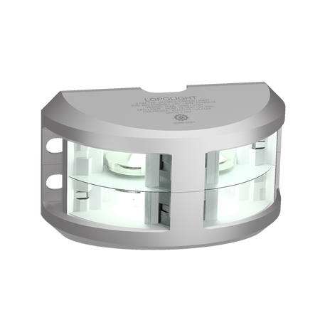 Lopolight Series 200-024 180 Deg White LED Navigation Light, 2NM, Vertical Mount, For Vessels Under 50m, 10-32VDC, IP68, COLREG72, USCG — Quality Boat Parts