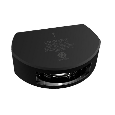 Lopolight LED Stern Light, 2 NM, Vertical Mount, 10-32VDC, IP68 — Quality Boat Parts