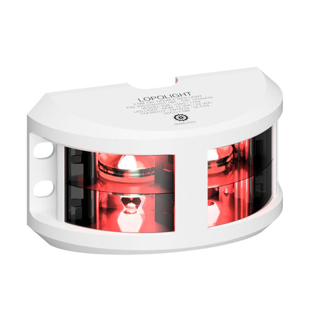 Lopolight Series 200-016 G2 180 Deg Red LED Navigation Light, For Vessels to 50m, 2NM, Vertical Mount, 10-32V DC, IP68 — Quality Boat Parts