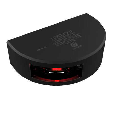 Lopolight Port Sidelight, For Vessels 0-12m, 1NM, LED, Vertical Mount, IP68 — Quality Boat Parts