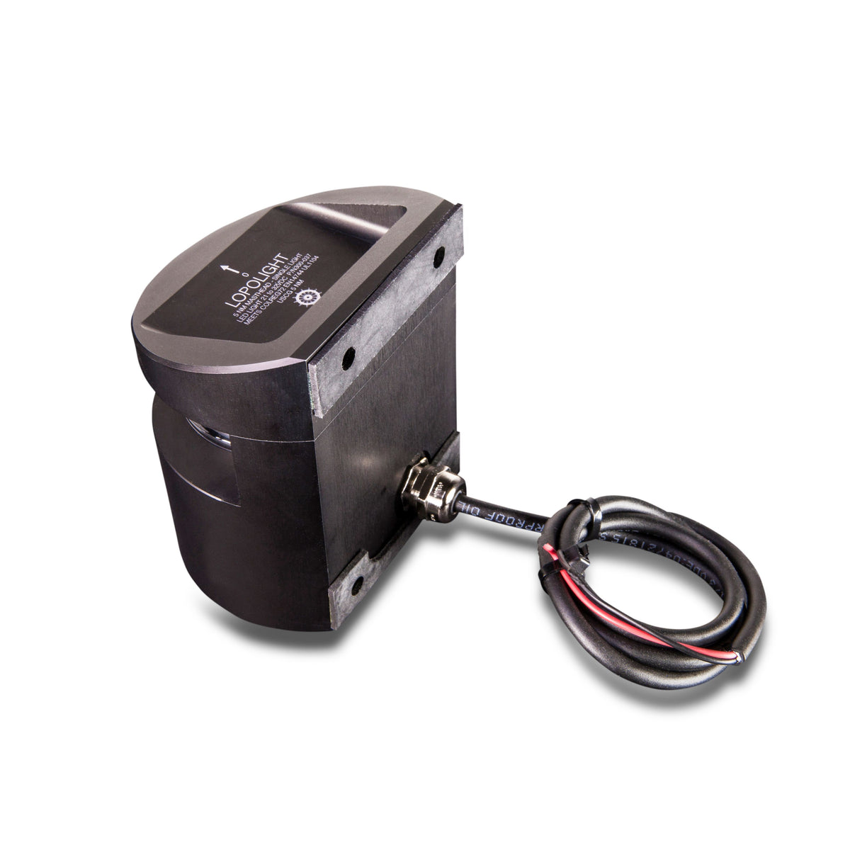 Lopolight Series 300-037 Masthead Light, For 20-50 m Vessels, 5 NM, 225 deg Beam, Vertical Mount, 20-32VDC, IP68, USCG — Quality Boat Parts
