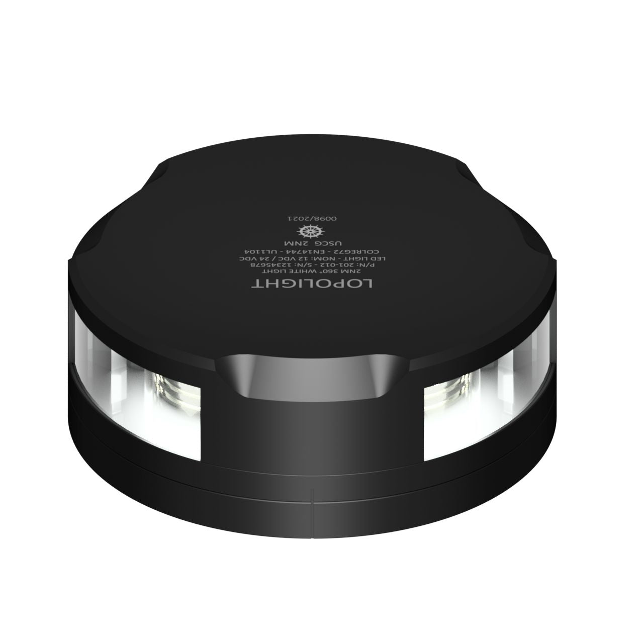Lopolight 200-012 Series 360 Degree LED Anchor Light, 2NM, 10-32VDC, IP68, Horizontal Mount — Quality Boat Parts