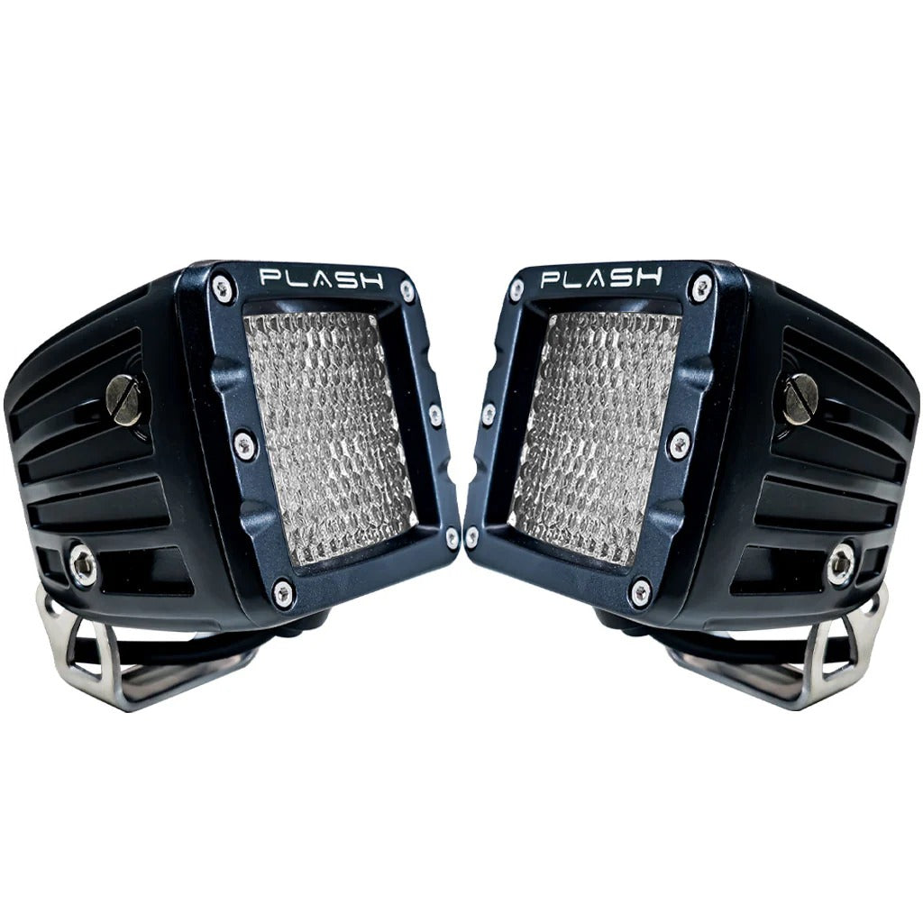 Plash - Cube Spotlight - 40W, 9-36V, IP69K, 6000K — Quality Boat Parts