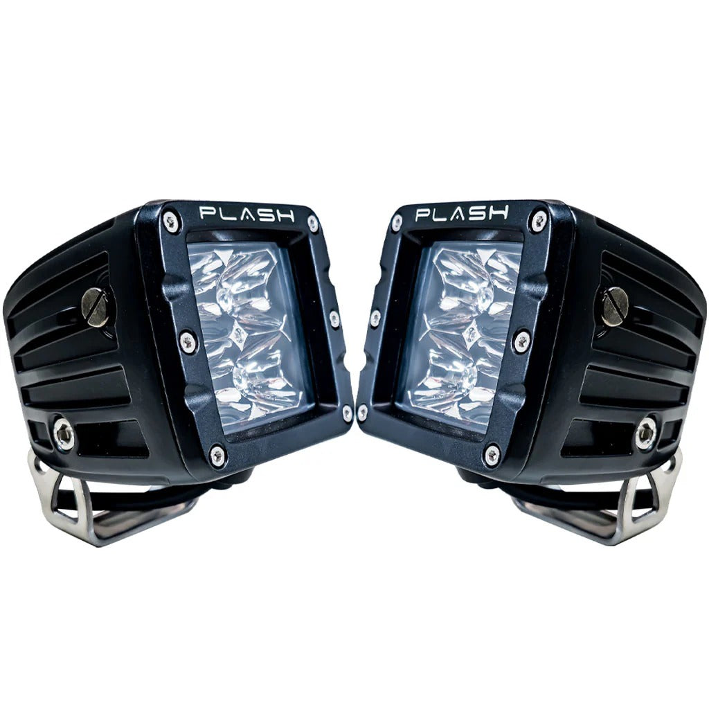 Plash - Cube Spotlight - 40W, 9-36V, IP69K, 6000K — Quality Boat Parts