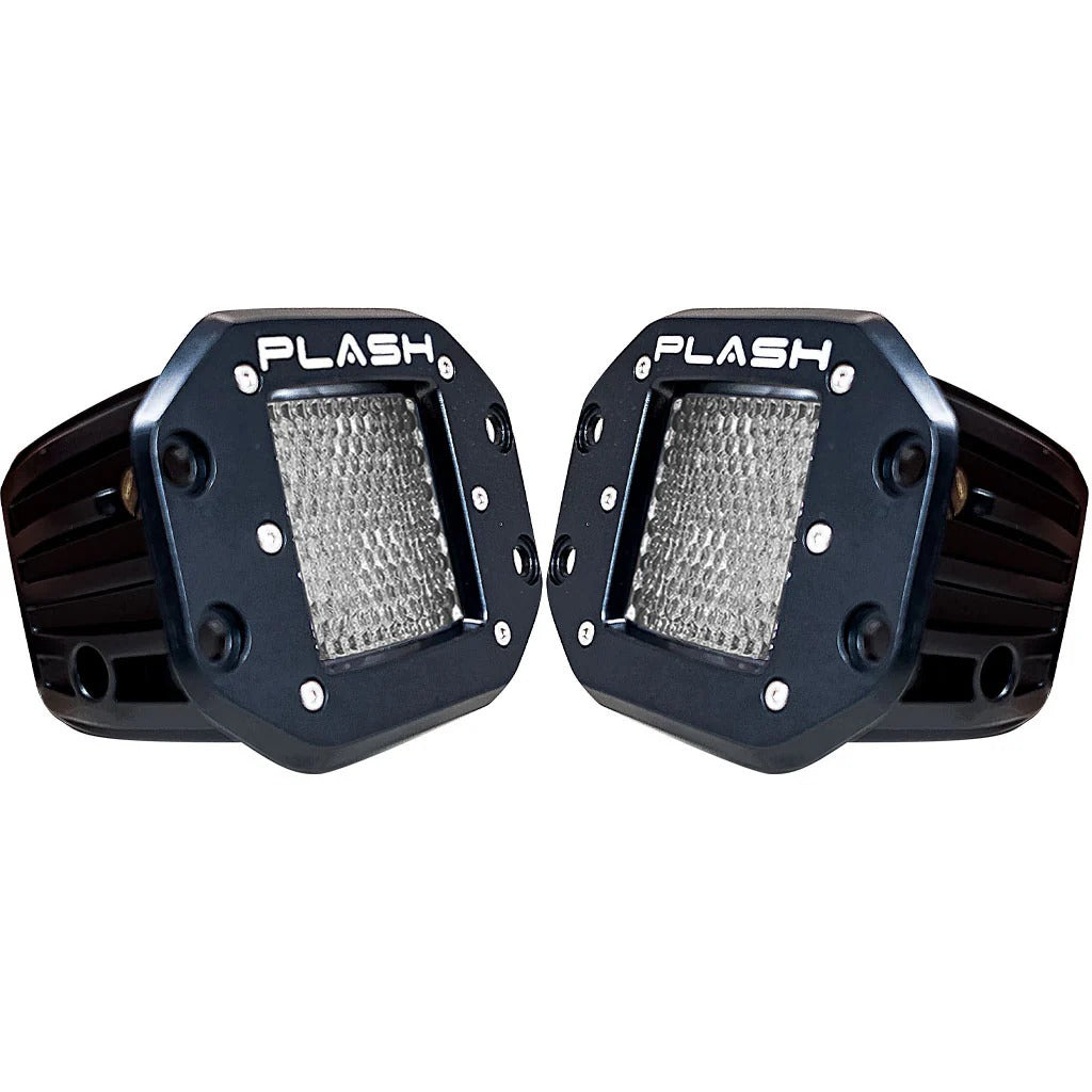 Plash - Cube Spotlight - 40W, 9-36V, IP69K, 6000K — Quality Boat Parts