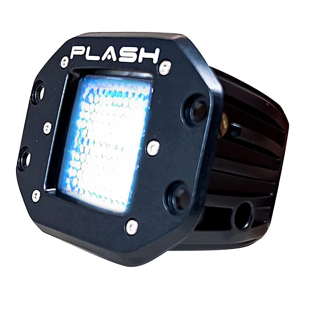 Plash - Cube Spotlight - 40W, 9-36V, IP69K, 6000K — Quality Boat Parts