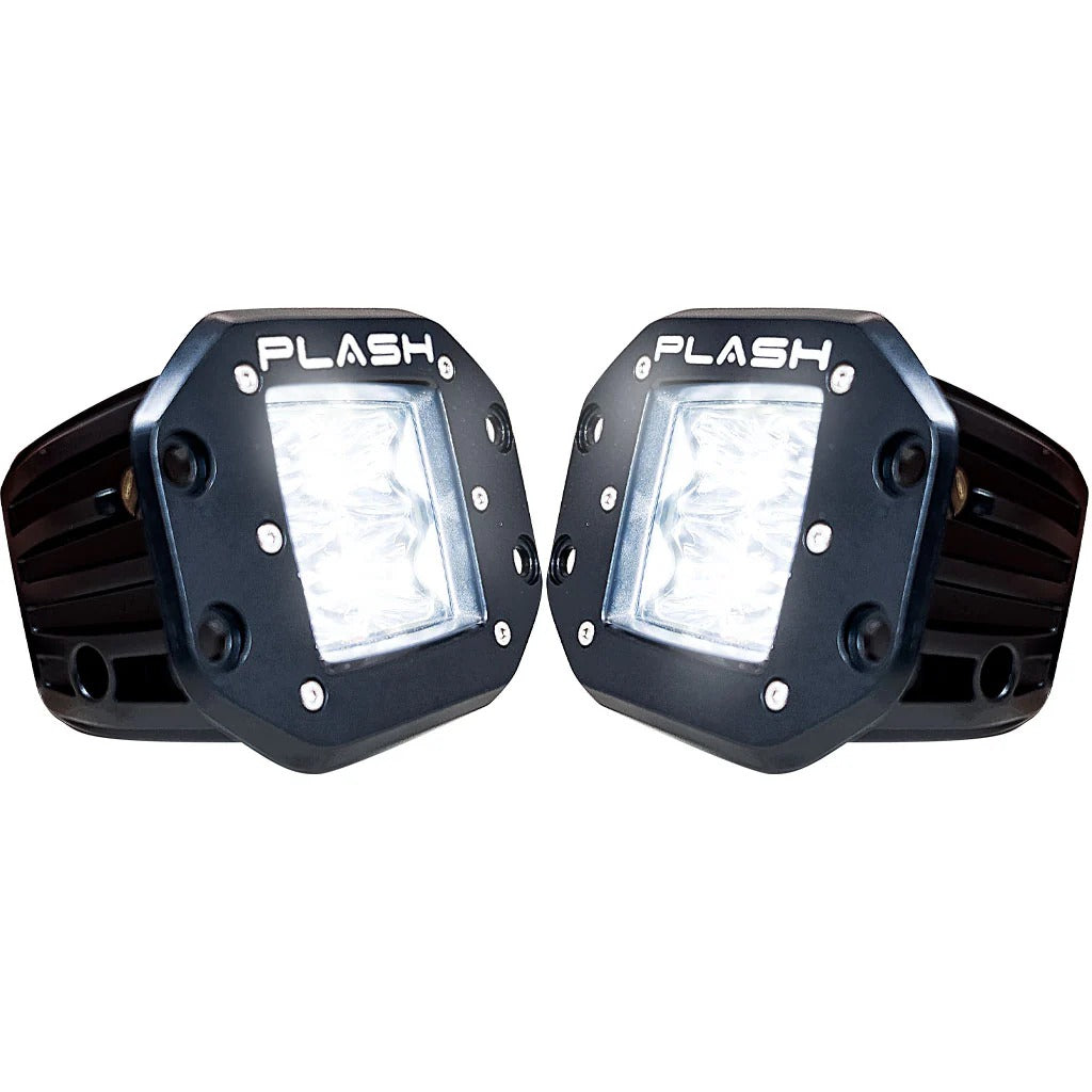Plash - Cube Spotlight - 40W, 9-36V, IP69K, 6000K — Quality Boat Parts
