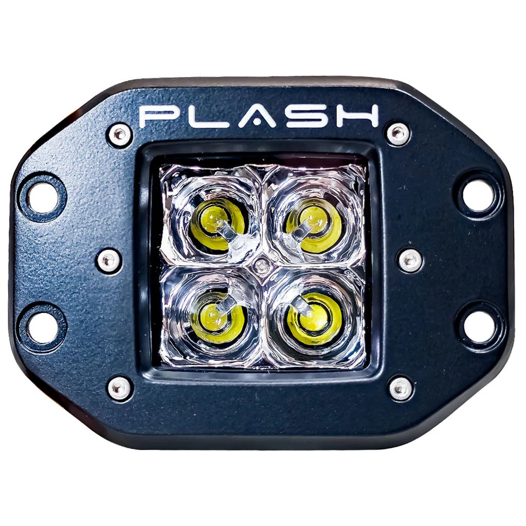 Plash - Cube Spotlight - 40W, 9-36V, IP69K, 6000K — Quality Boat Parts