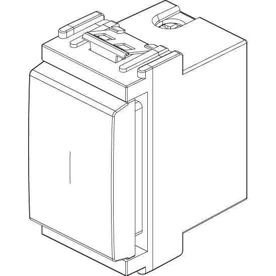 Vimar Idea Single Push Button, 1P NO, 16A, 250V, IP40 — Quality Boat Parts