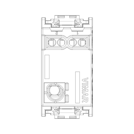 Vimar Idea Push Button Switch, 1P NO, 10A 250V, IP40, Flush Mount — Quality Boat Parts