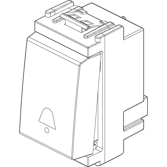 Vimar Idea Push Button Switch, 1P NO, 10A 250V, IP40, Flush Mount — Quality Boat Parts