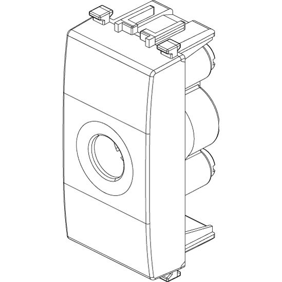 Vimar Eikon Cable Outlet with Cord-Grip, 1 Module — Quality Boat Parts