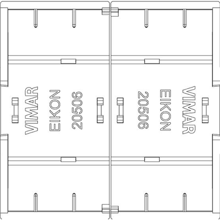 Vimar Eikon Interchangeable RF Switch Buttons, For EnOcean Bluetooth ZigBee Devices, IP40 — Quality Boat Parts