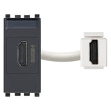 Vimar Eikon HDMI 2.1b Socket Outlet, 1 Module, IP20, Keystone Fixing — Quality Boat Parts