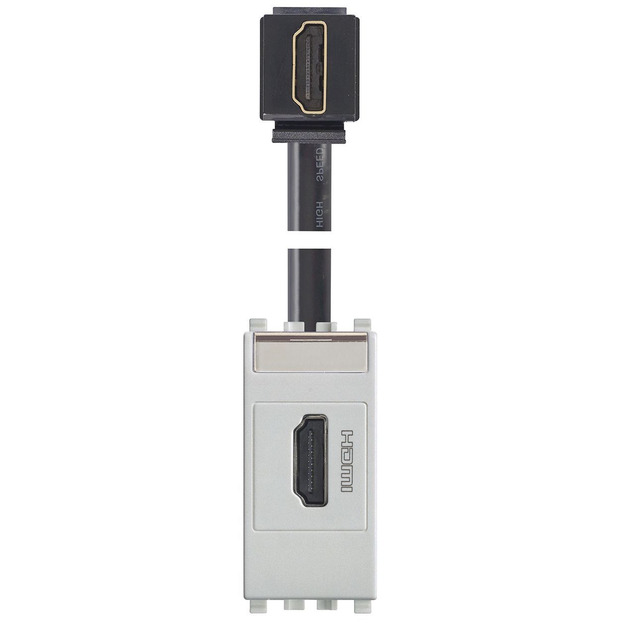 Vimar Eikon HDMI 2.1b Socket Outlet, 1 Module, IP20, Keystone Fixing — Quality Boat Parts