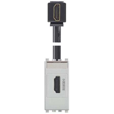 Vimar Eikon HDMI 2.1b Socket Outlet, 1 Module, IP20, Keystone Fixing — Quality Boat Parts