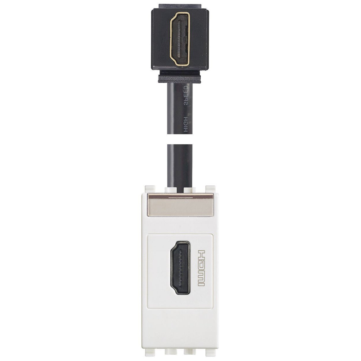 Vimar Eikon HDMI 2.1b Socket Outlet, 1 Module, IP20, Keystone Fixing — Quality Boat Parts