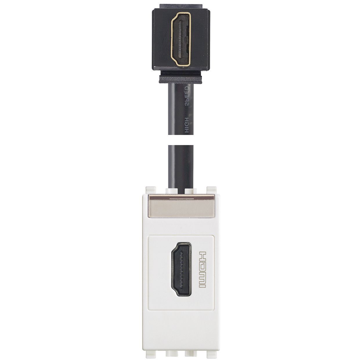 Vimar Eikon HDMI 2.1b Socket Outlet, 1 Module, IP20, Keystone Fixing — Quality Boat Parts
