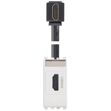 Vimar Eikon HDMI 2.1b Socket Outlet, 1 Module, IP20, Keystone Fixing — Quality Boat Parts