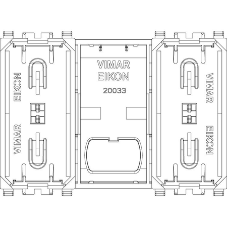 Vimar Eikon Rocker Button, 3-Module, Interchangeable, IP40 — Quality Boat Parts