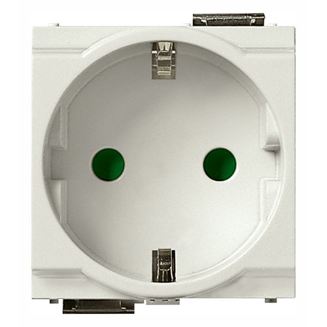 Vimar Idea German SICURY Socket Outlet, 2P+E, 16A 250V, IP20, 2 Reduced Modules — Quality Boat Parts
