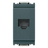 Vimar Idea RJ12 Phone Jack, 6-Position 6-Conductor (6/6), Screw Terminal, Flush-Mounted, IP20 — Quality Boat Parts