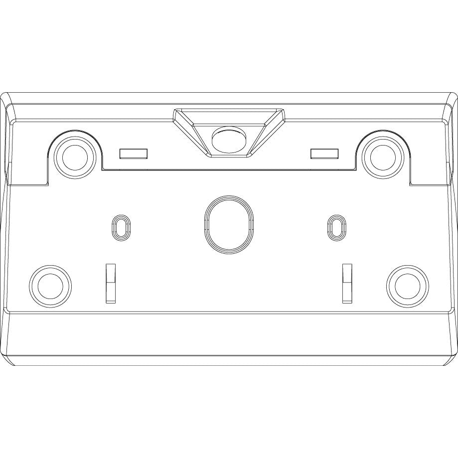 Vimar Eikon Table Mounting Box, 4-Module, IP20, Plastic — Quality Boat Parts