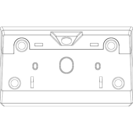 Vimar Eikon Table Mounting Box, 4-Module, IP20, Plastic — Quality Boat Parts