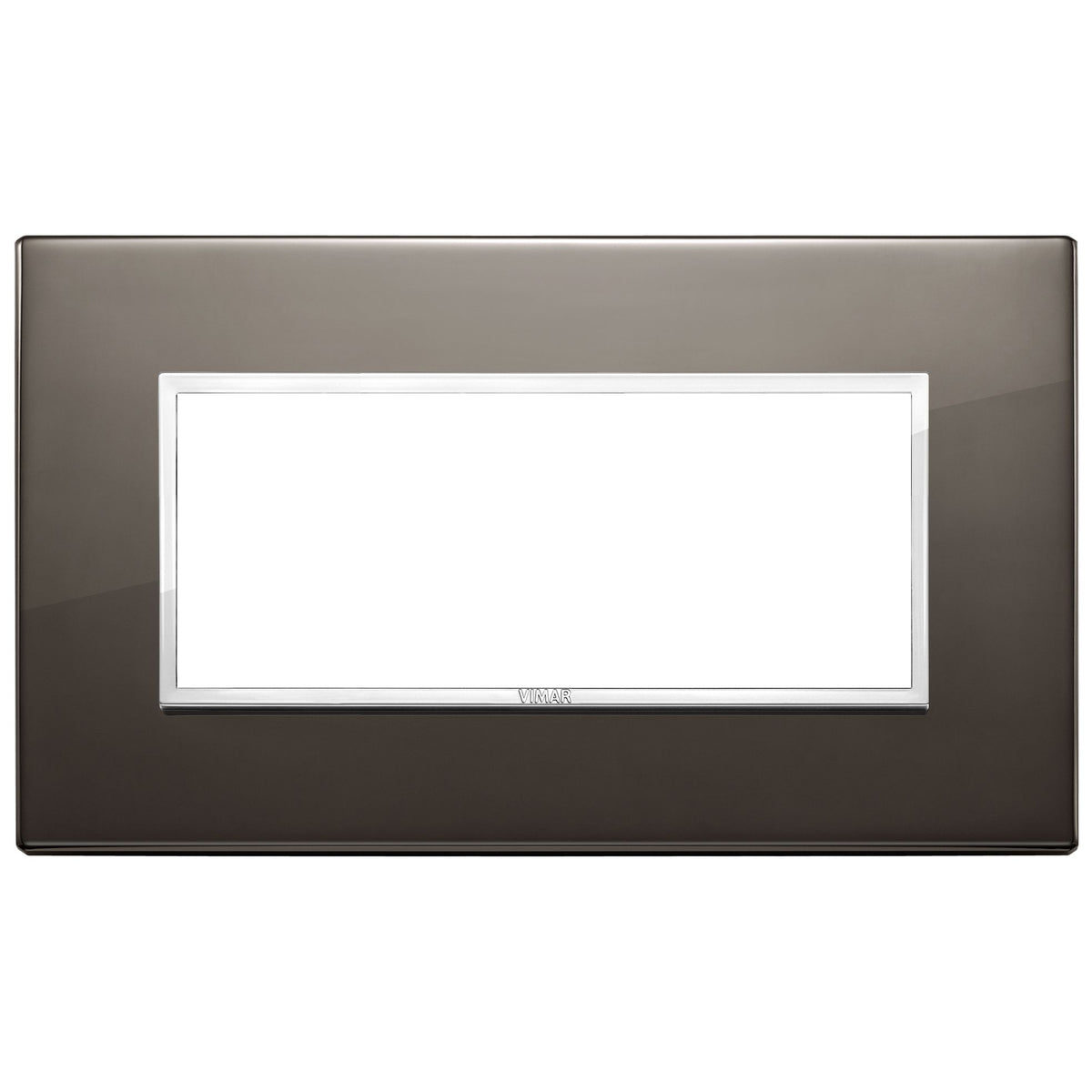 Vimar Eikon EVO 21649 5-Module Cover Plate, British Standard Mounting, 162.3 x 94.7 mm — Quality Boat Parts