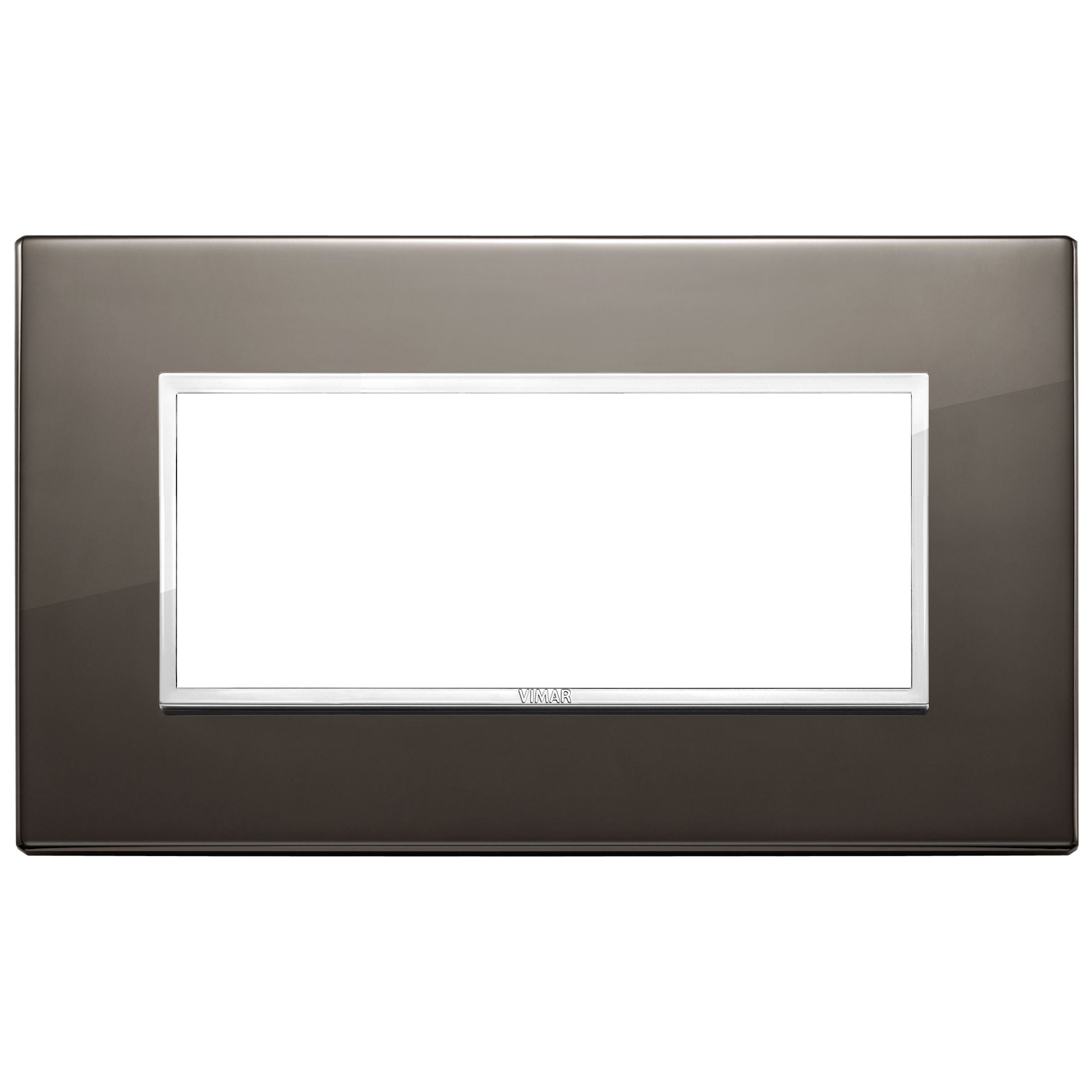 Vimar Eikon EVO 21649 5-Module Cover Plate, British Standard Mounting, 162.3 x 94.7 mm — Quality Boat Parts