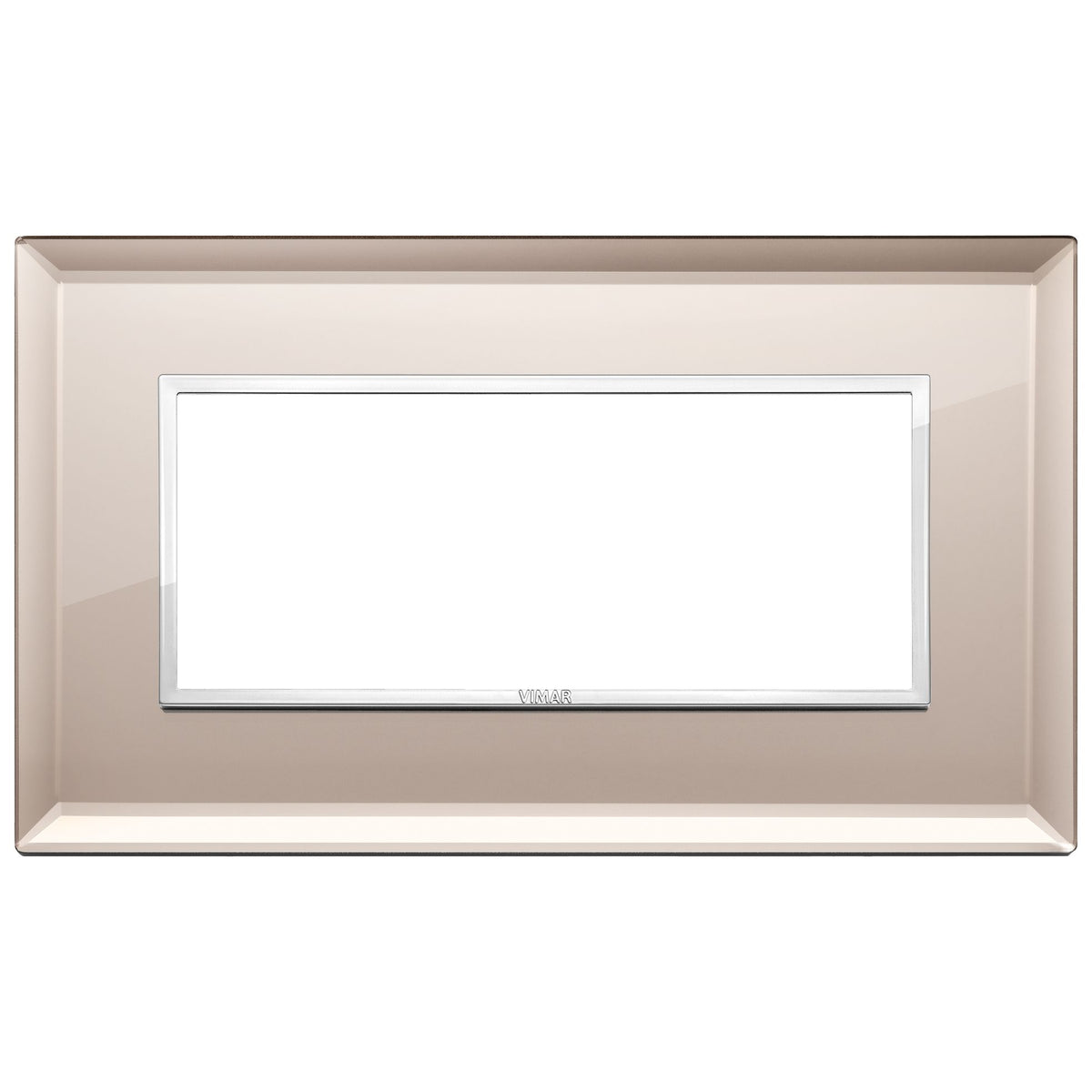 Vimar Eikon EVO 21649 5-Module Cover Plate, British Standard Mounting, 162.3 x 94.7 mm — Quality Boat Parts