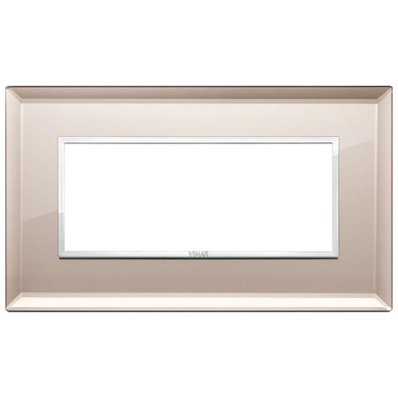 Vimar Eikon EVO 21649 5-Module Cover Plate, British Standard Mounting, 162.3 x 94.7 mm — Quality Boat Parts