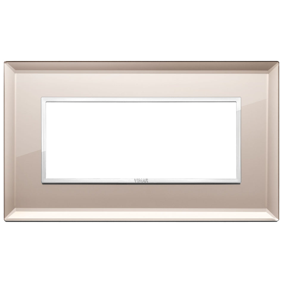 Vimar Eikon EVO 21649 5-Module Cover Plate, British Standard Mounting, 162.3 x 94.7 mm — Quality Boat Parts