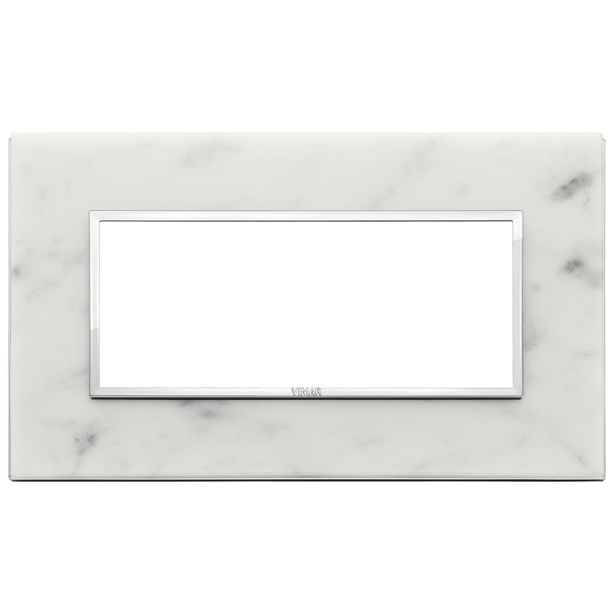 Vimar Eikon EVO 21649 5-Module Cover Plate, British Standard Mounting, 162.3 x 94.7 mm — Quality Boat Parts