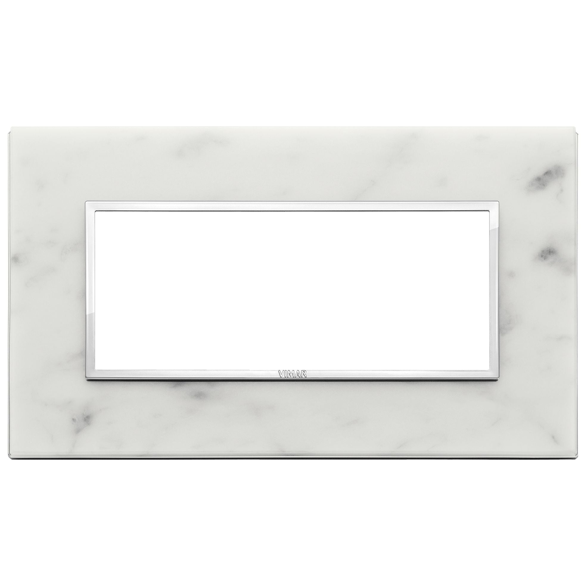 Vimar Eikon EVO 21649 5-Module Cover Plate, British Standard Mounting, 162.3 x 94.7 mm — Quality Boat Parts